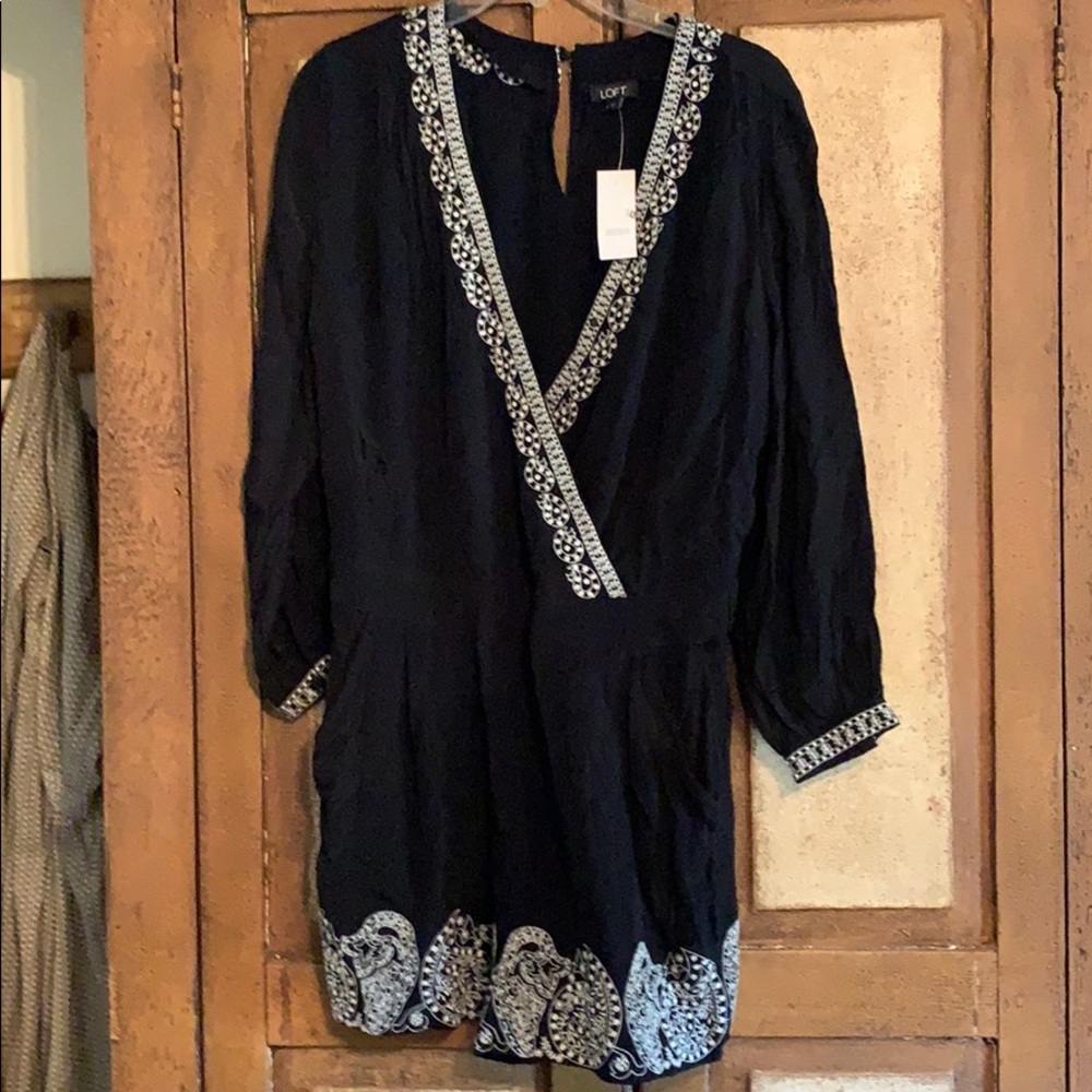 NWT loft romper